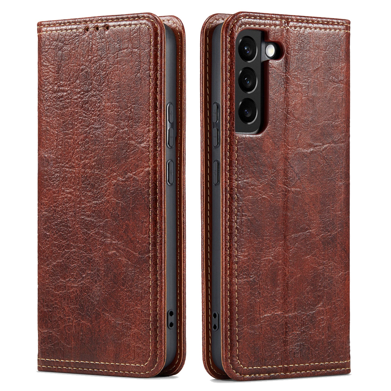 For Samsung Galaxy S23 Tree Texture Phone Cover Leather Anti-Dust Stand Wallet Phone Case For Samsung Galaxy S23 Tree Texture Phone Cover Leather Anti-Dust Stand Wallet Phone Case